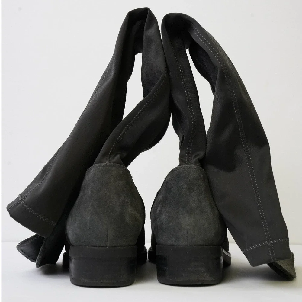 Blondo, Sierra Grey Suede Waterproof Tall‎ Over the Knee Boots 9.5M B5884-615